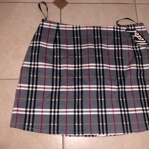 Plaid Motel Pelmo Skirt